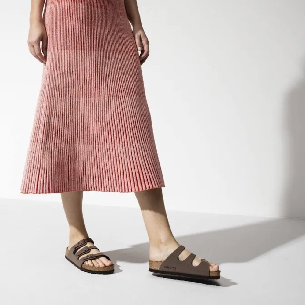 Birkenstock Florida Leather 3 Strap Soft Footbed